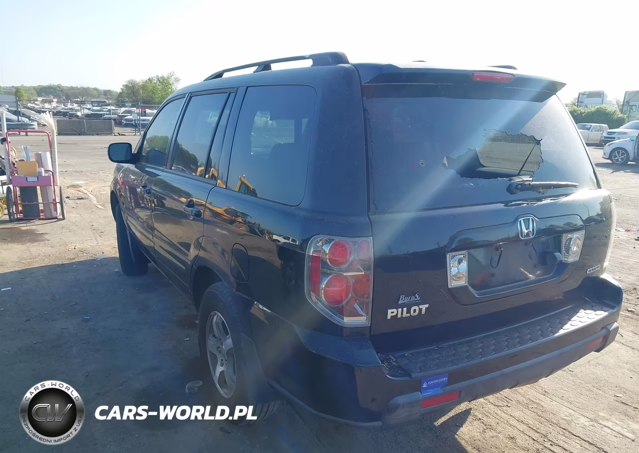 2007 Honda Pilot Ex-L VIN:5FNYF18787B015706 - 3