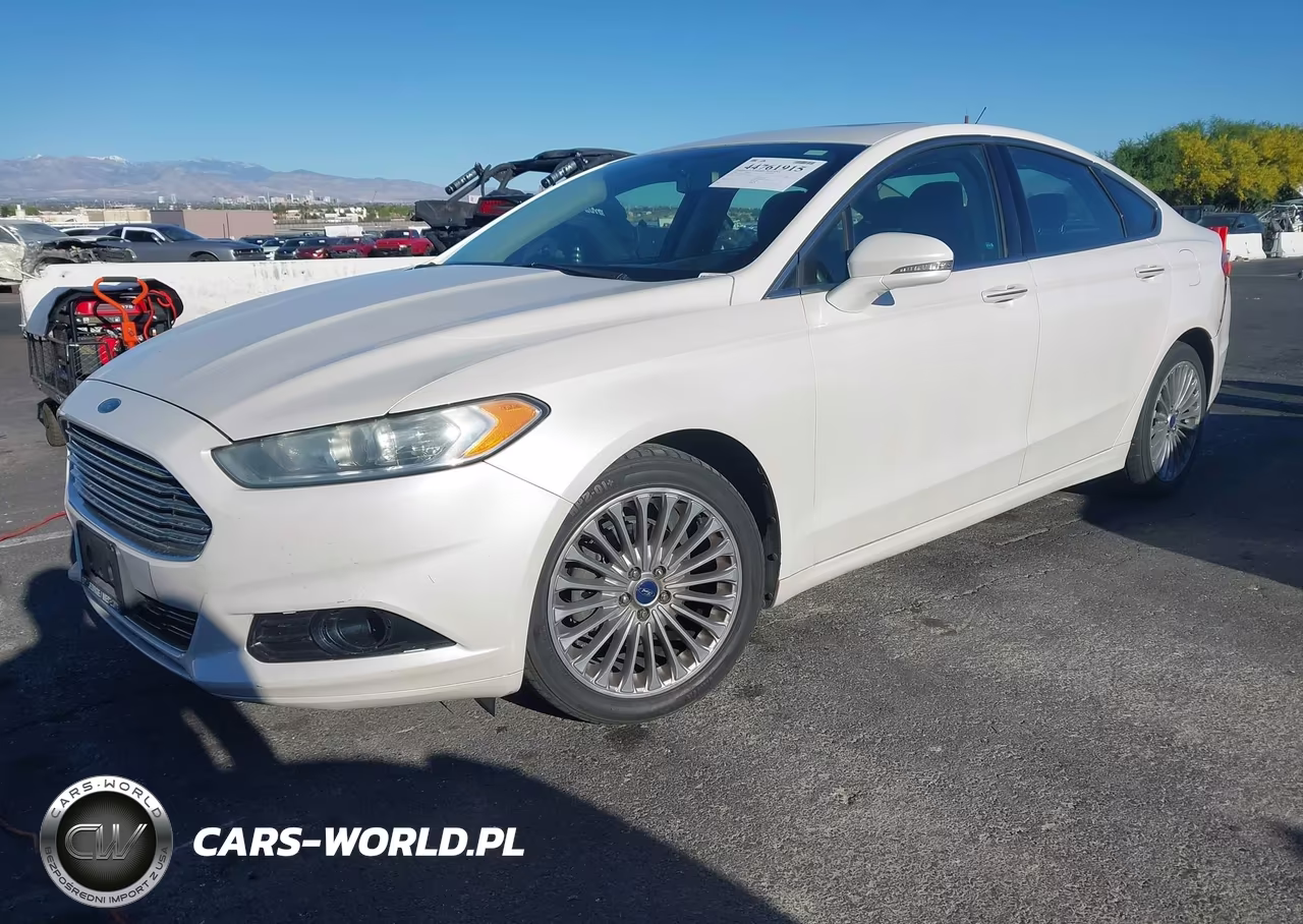 2016 Ford Fusion Titanium VIN:3FA6P0K90GR263381 - 2