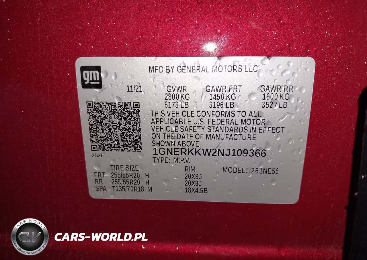 2022 Chevrolet Traverse Fwd Premier VIN:1GNERKKW2NJ109366 - 9