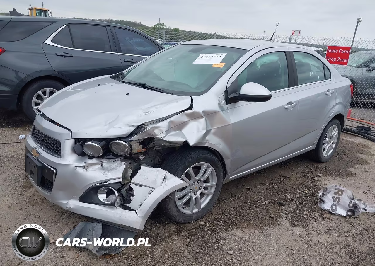 2012 Chevrolet Sonic 2Lt VIN:1G1JC5SH9C4153672 - 2