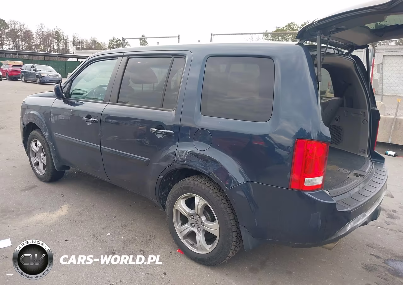2012 Honda Pilot Ex-L VIN:5FNYF4H54CB070793 - 3