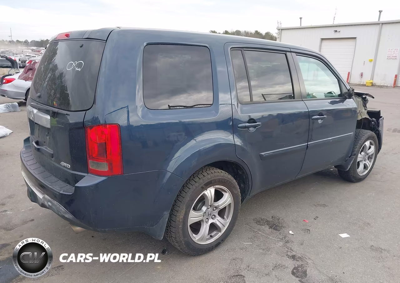 2012 Honda Pilot Ex-L VIN:5FNYF4H54CB070793 - 4