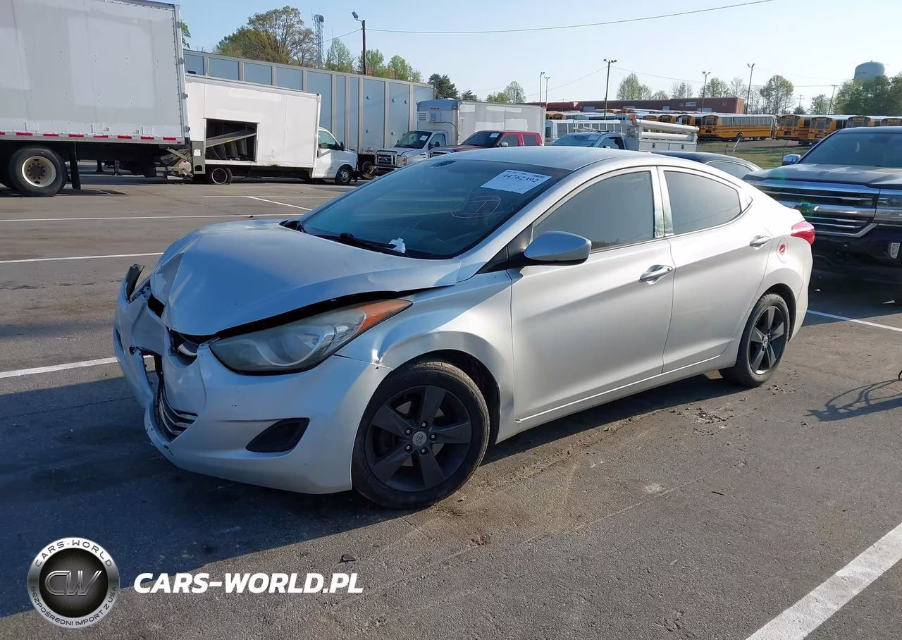 2013 Hyundai Elantra Gls VIN:5NPDH4AE7DH354182 - 2