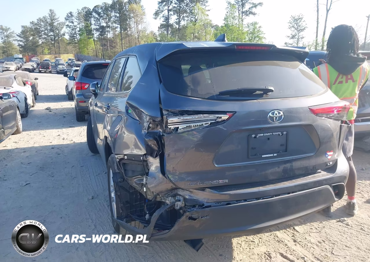 2023 Toyota Highlander Le VIN:5TDKDRAH6PS510396 - 3