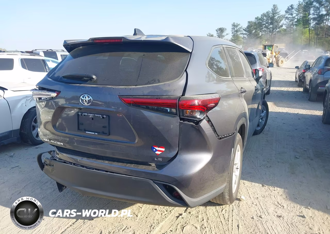 2023 Toyota Highlander Le VIN:5TDKDRAH6PS510396 - 4