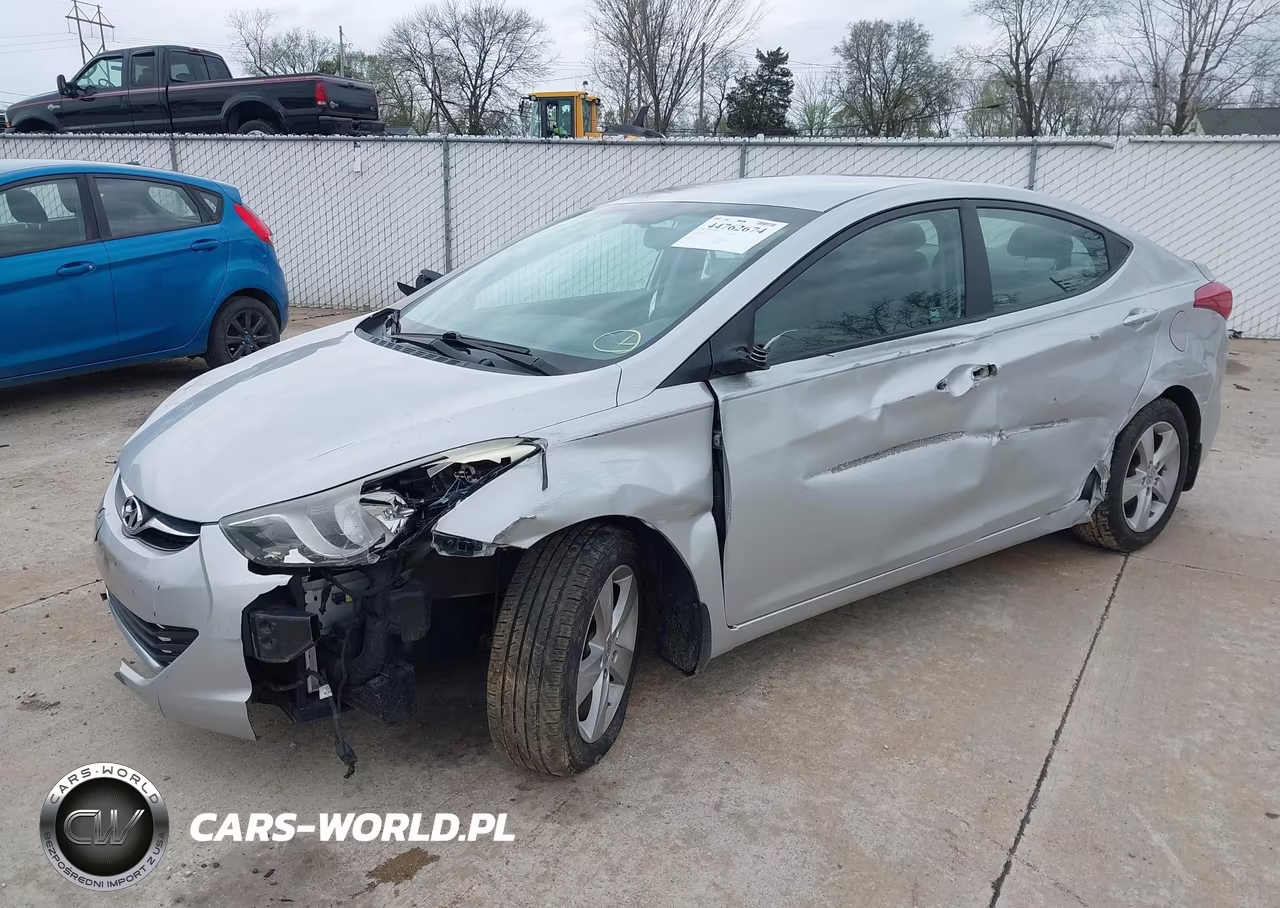 2012 Hyundai Elantra Gls (Ulsan Plant) VIN:KMHDH4AEXCU463283 - 2