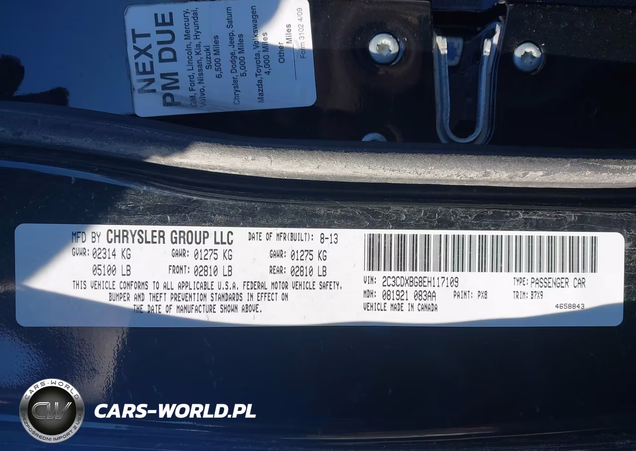2014 Dodge Charger Se VIN:2C3CDXBG8EH117109 - 9
