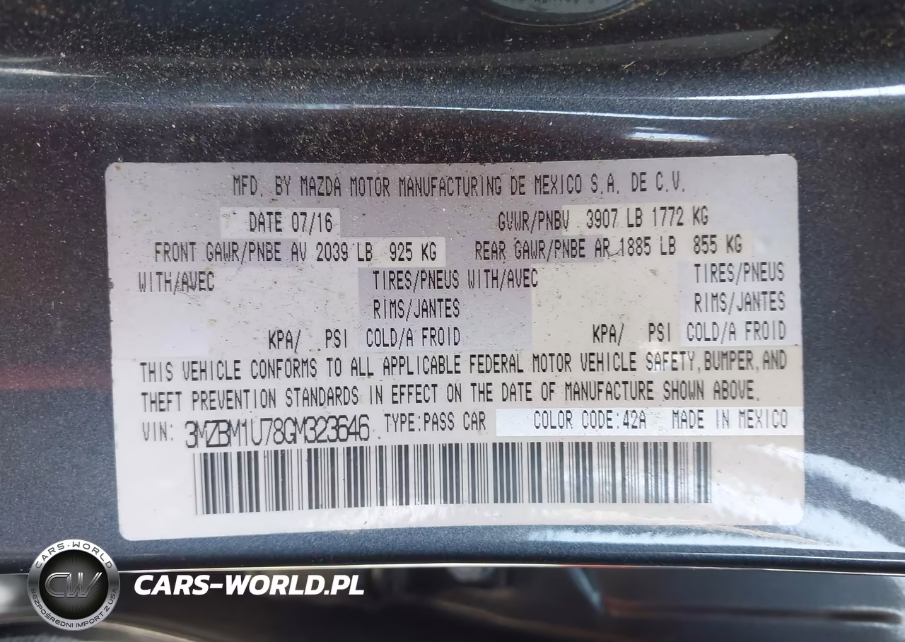 2016 Mazda Mazda3 I Sport VIN:3MZBM1U78GM323646 - 9