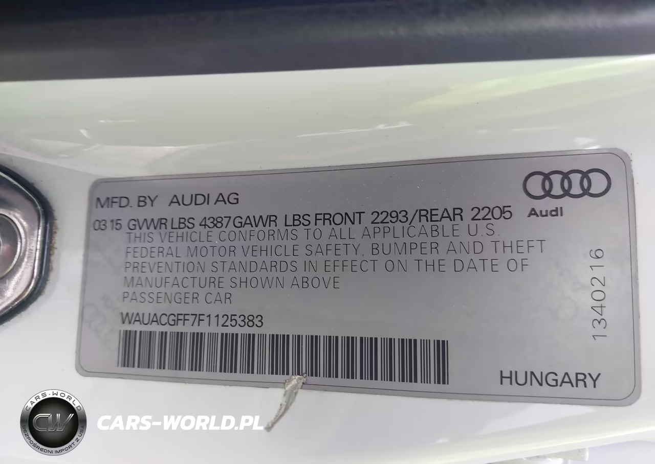 2015 Audi A3 1.8T Premium VIN:WAUACGFF7F1125383 - 9