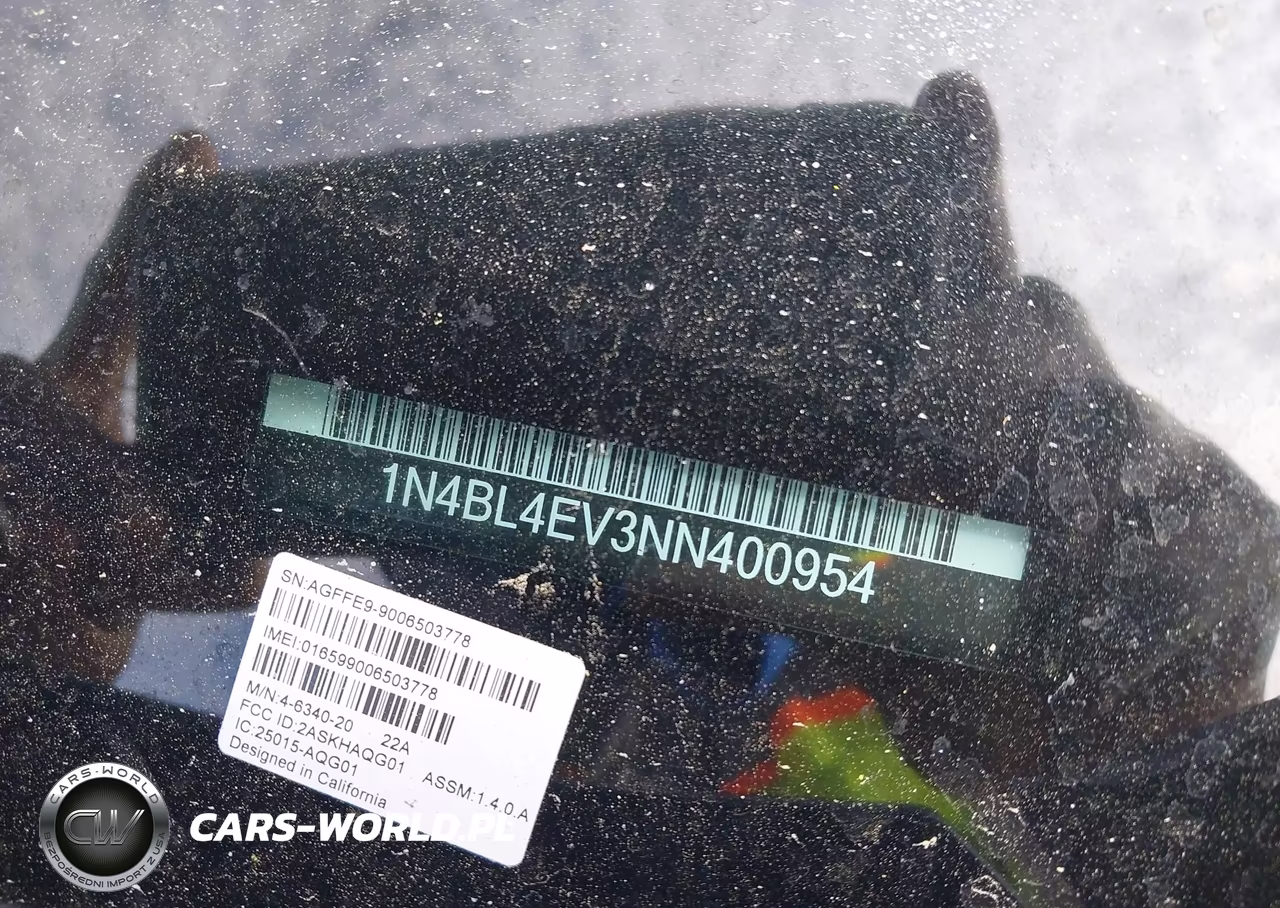 2022 Nissan Altima Sl Fwd VIN:1N4BL4EV3NN400954 - 18