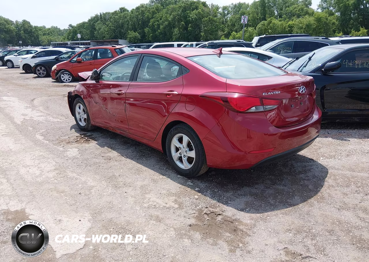 2015 Hyundai Elantra Se VIN:5NPDH4AE6FH585190 - 3