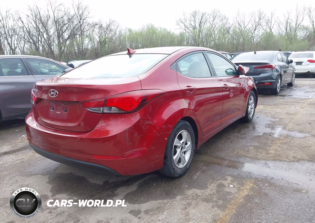 2015 Hyundai Elantra Se VIN:5NPDH4AE6FH585190 - 4