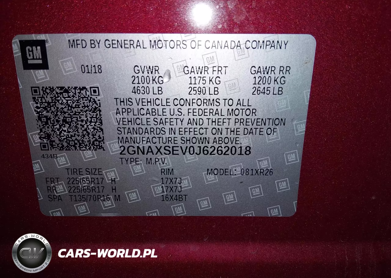 2018 Chevrolet Equinox Lt VIN:2GNAXSEV0J6262018 - 9