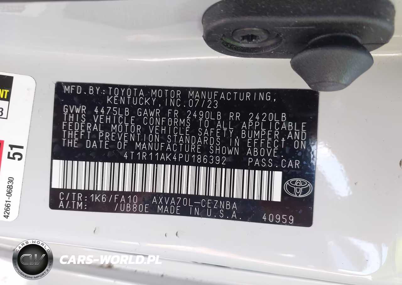 2023 Toyota Camry Le VIN:4T1R11AK4PU186392 - 9