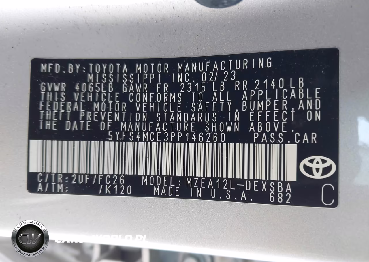 2023 Toyota Corolla Se VIN:5YFS4MCE3PP146260 - 9
