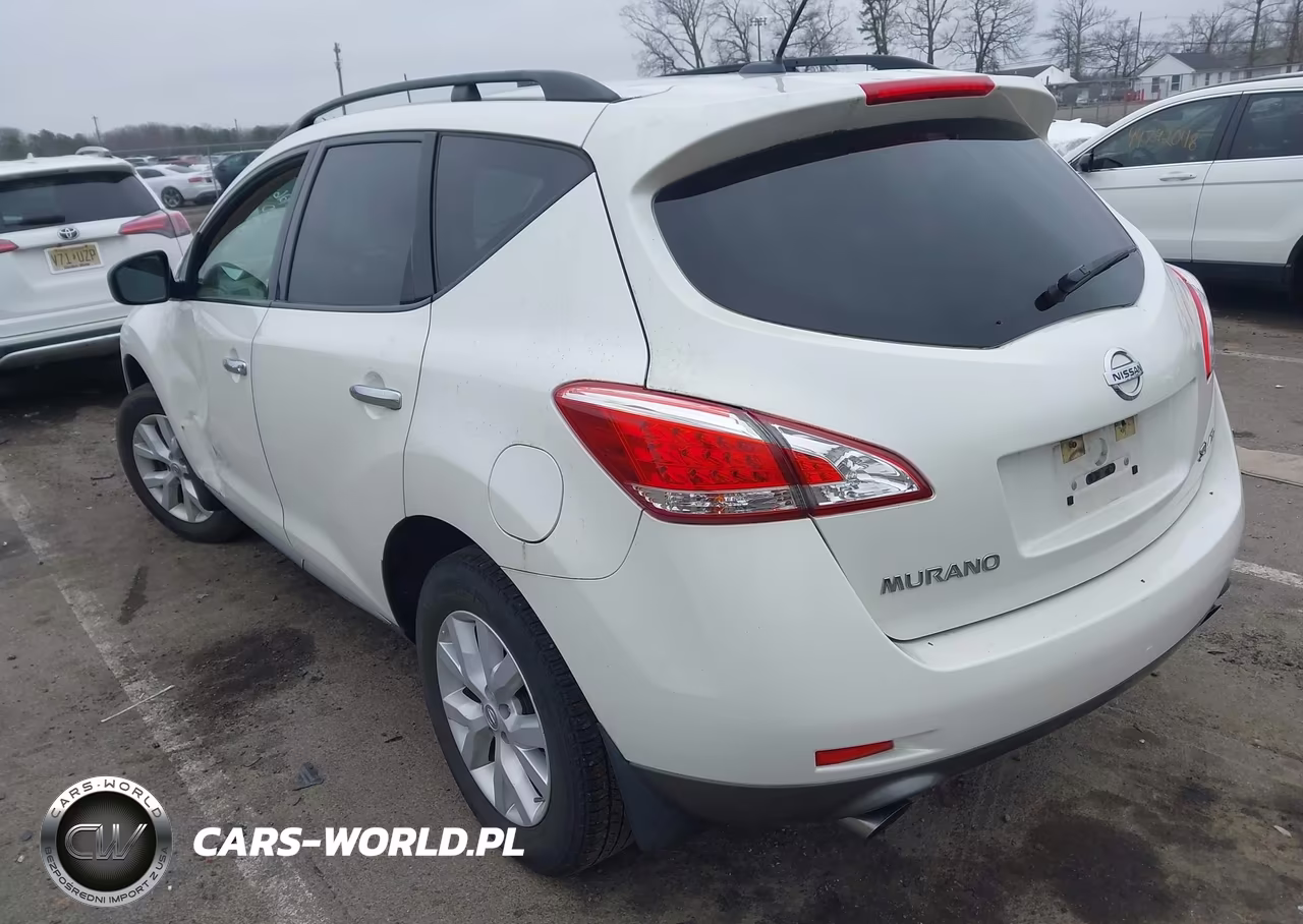 2012 Nissan Murano Sl VIN:JN8AZ1MW2CW223614 - 3