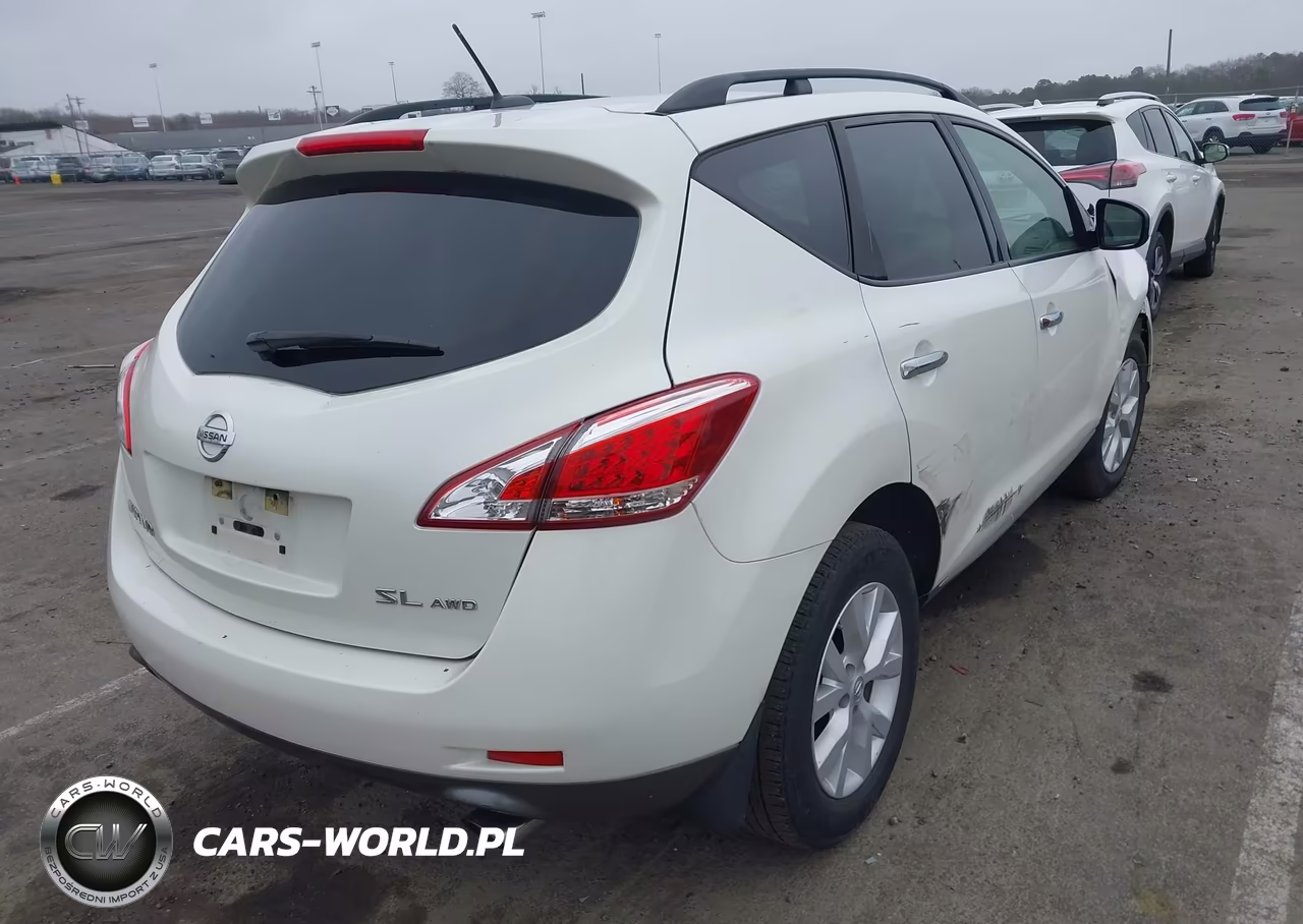 2012 Nissan Murano Sl VIN:JN8AZ1MW2CW223614 - 4