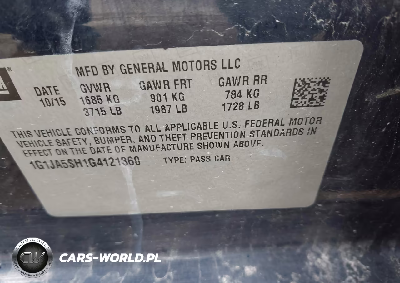 2016 Chevrolet Sonic Ls Auto VIN:1G1JA5SH1G4121360 - 9