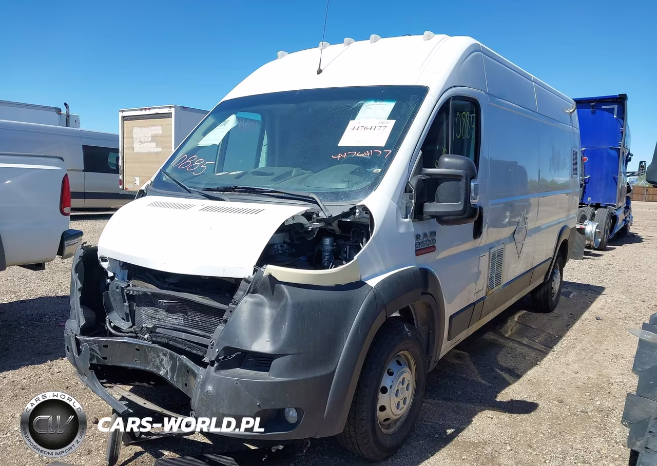 2019 Ram Promaster 3500 High Roof 159 Wb VIN:3C6URVHG6KE501563 - 2