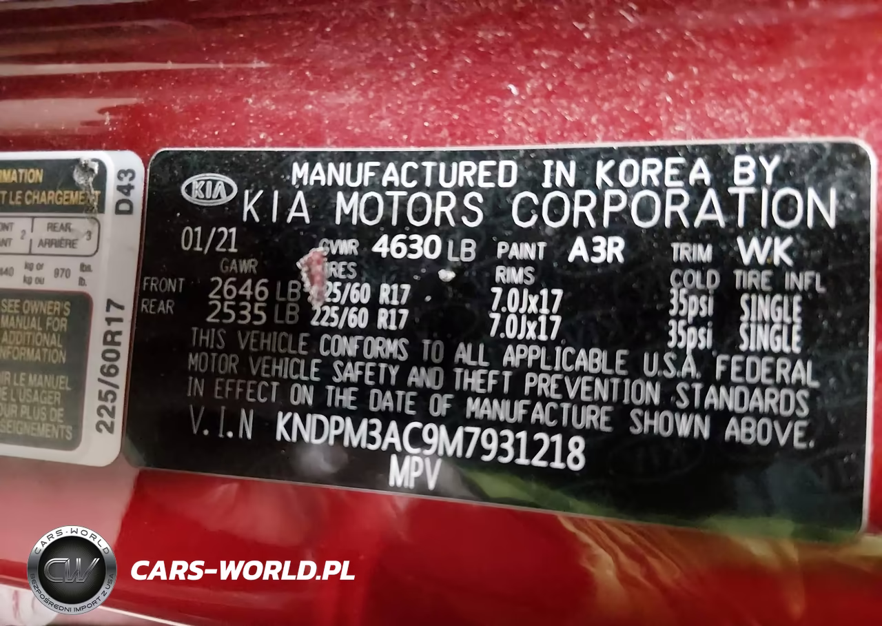 2021 Kia Sportage Lx VIN:KNDPM3AC9M7931218 - 9