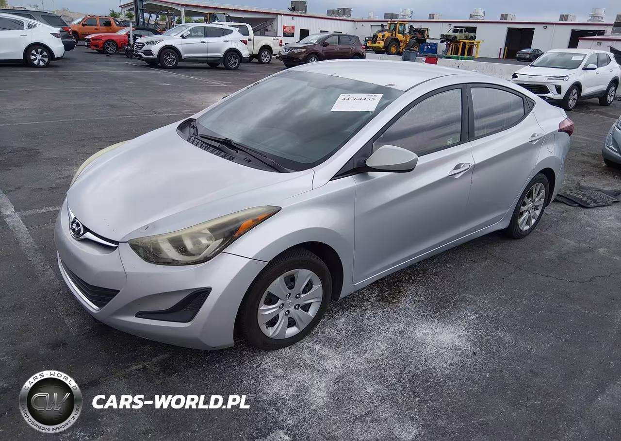 2016 Hyundai Elantra Se VIN:5NPDH4AE9GH682210 - 2