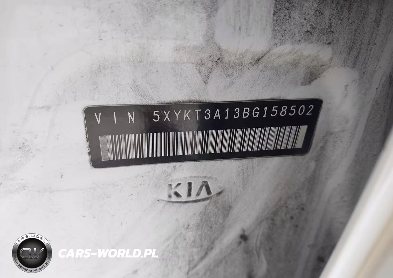2011 Kia Sorento Lx VIN:5XYKT3A13BG158502 - 9
