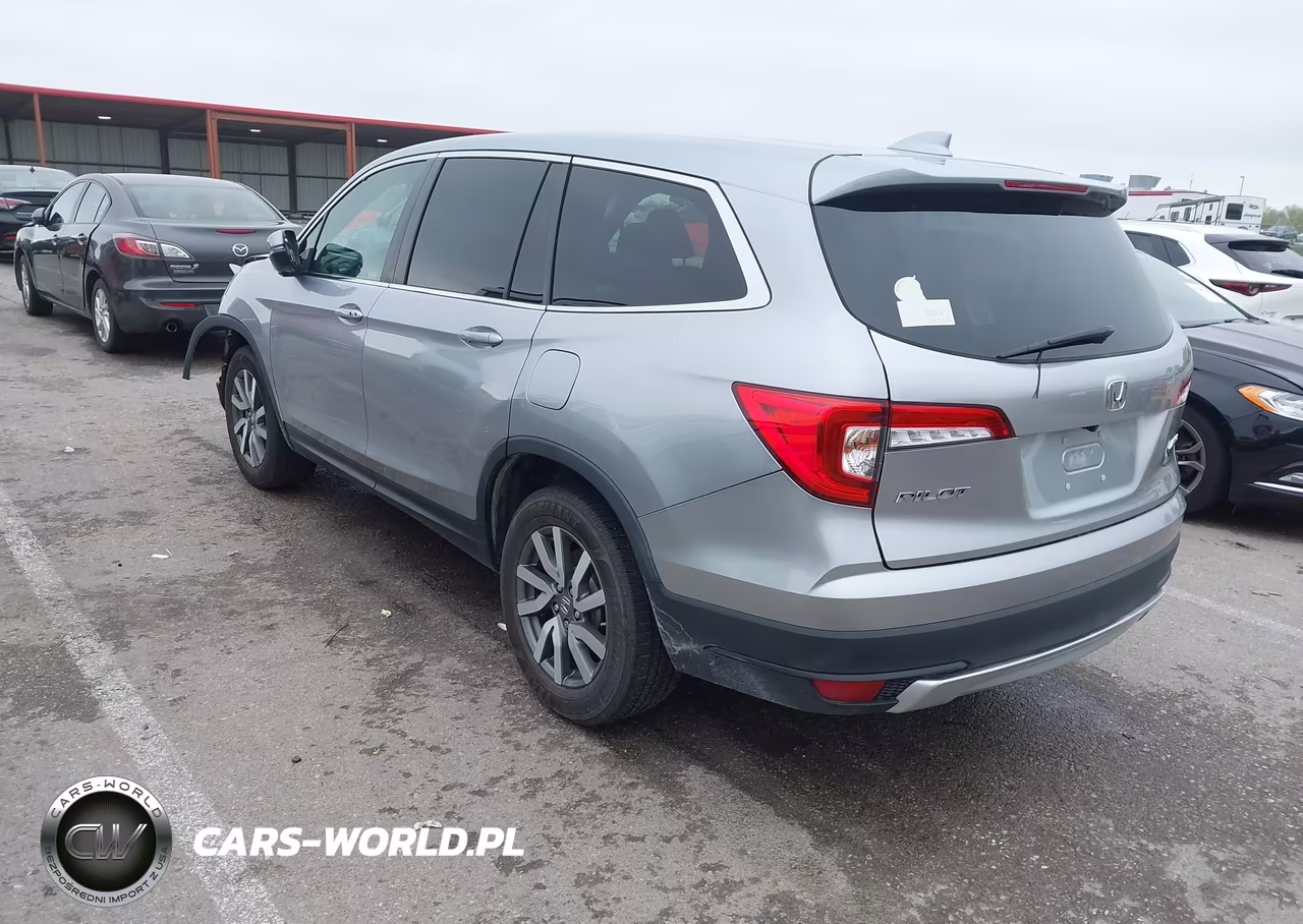 2021 Honda Pilot Awd Ex-L VIN:5FNYF6H53MB047096 - 3