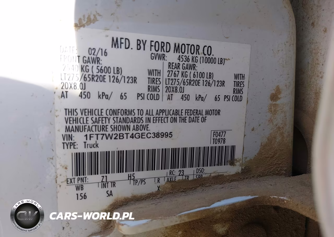 2016 Ford F-250 Lariat VIN:1FT7W2BT4GEC38995 - 9