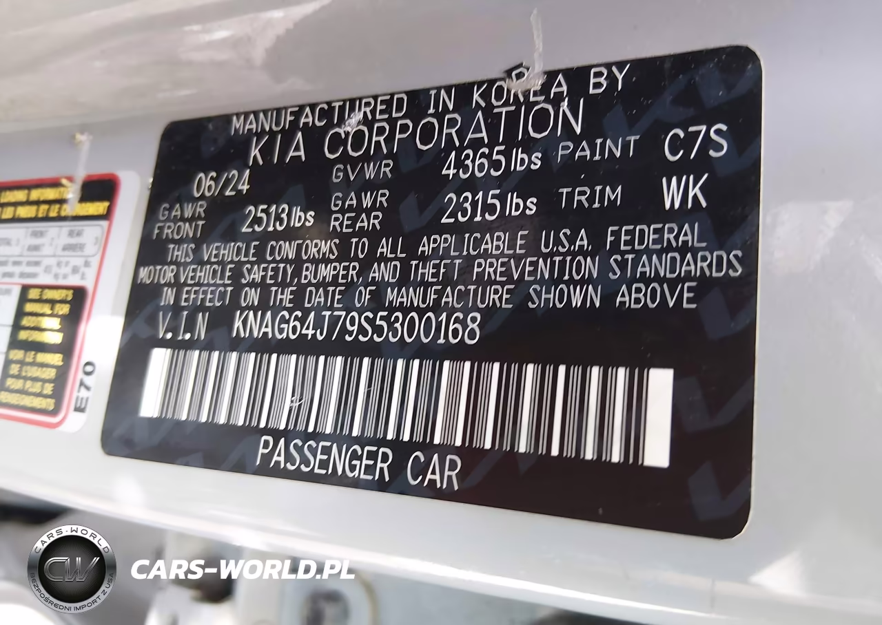 2025 Kia K5 Gt-Line VIN:KNAG64J79S5300168 - 9