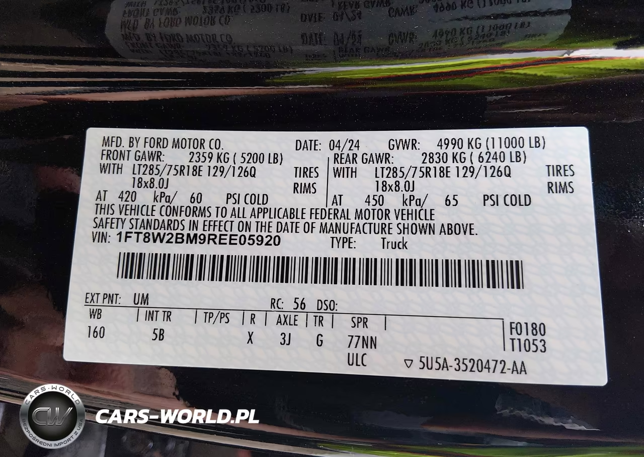2024 Ford F-250 Lariat VIN:1FT8W2BM9REE05920 - 8