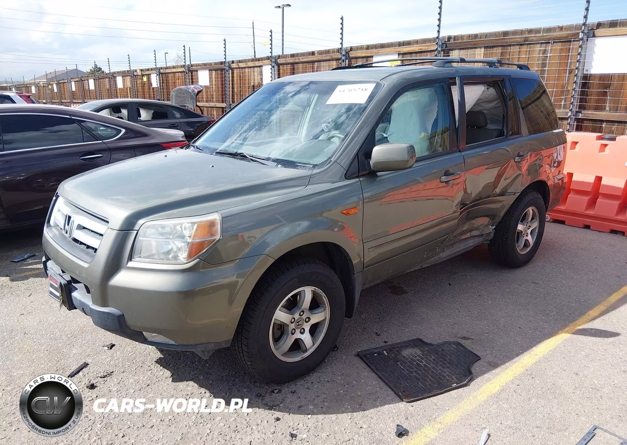2007 Honda Pilot Ex-L VIN:5FNYF18597B026812 - 2