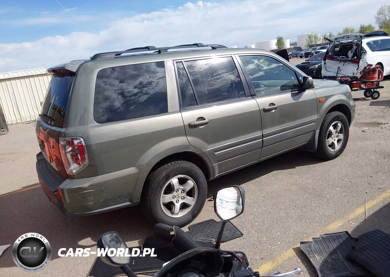 2007 Honda Pilot Ex-L VIN:5FNYF18597B026812 - 4