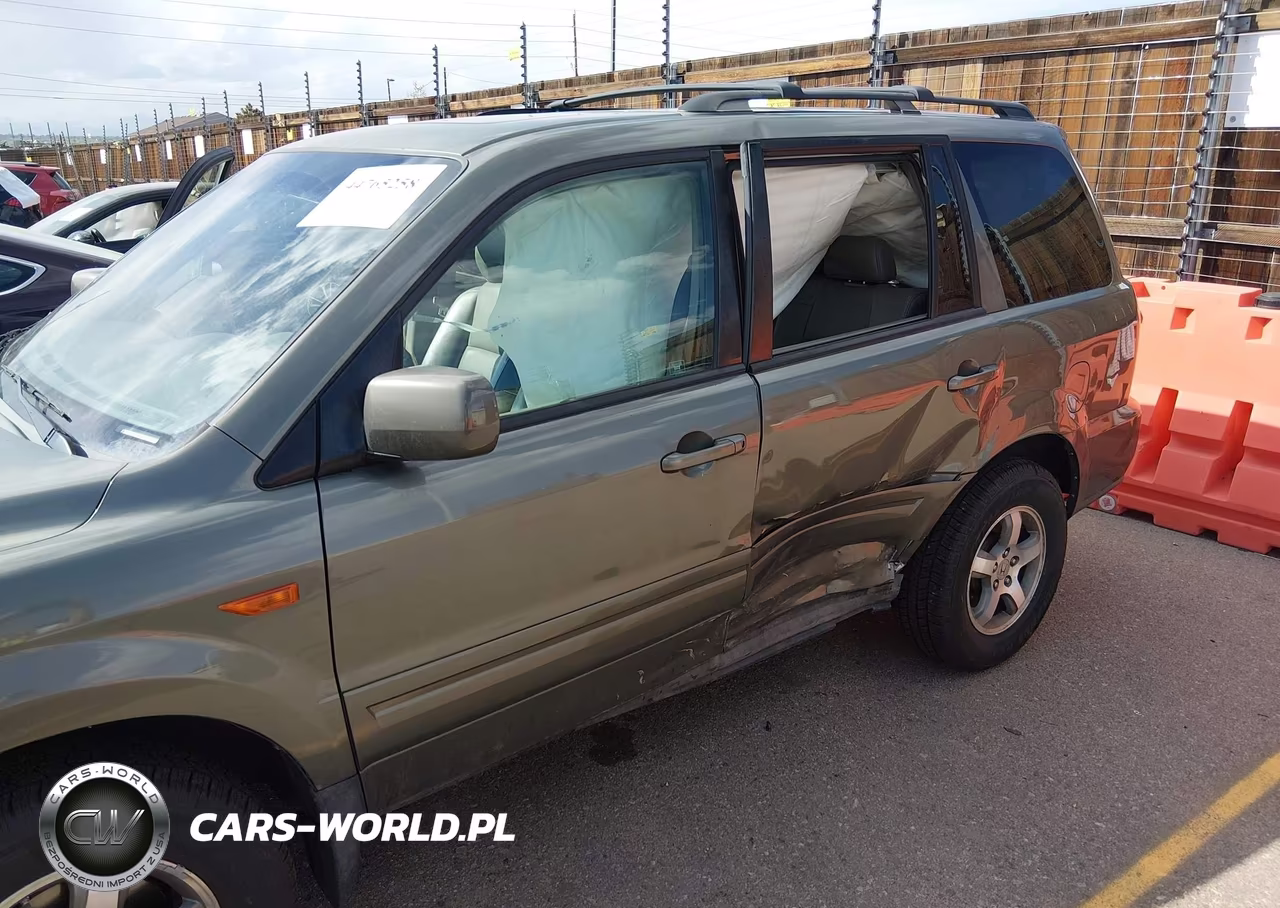 2007 Honda Pilot Ex-L VIN:5FNYF18597B026812 - 6