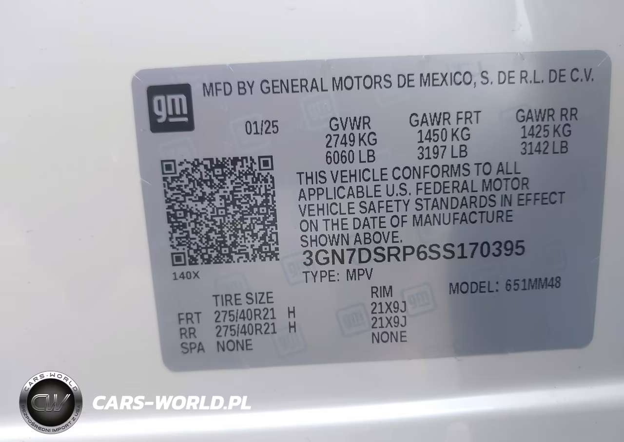 2025 Chevrolet Equinox Ev Rs VIN:3GN7DSRP6SS170395 - 9