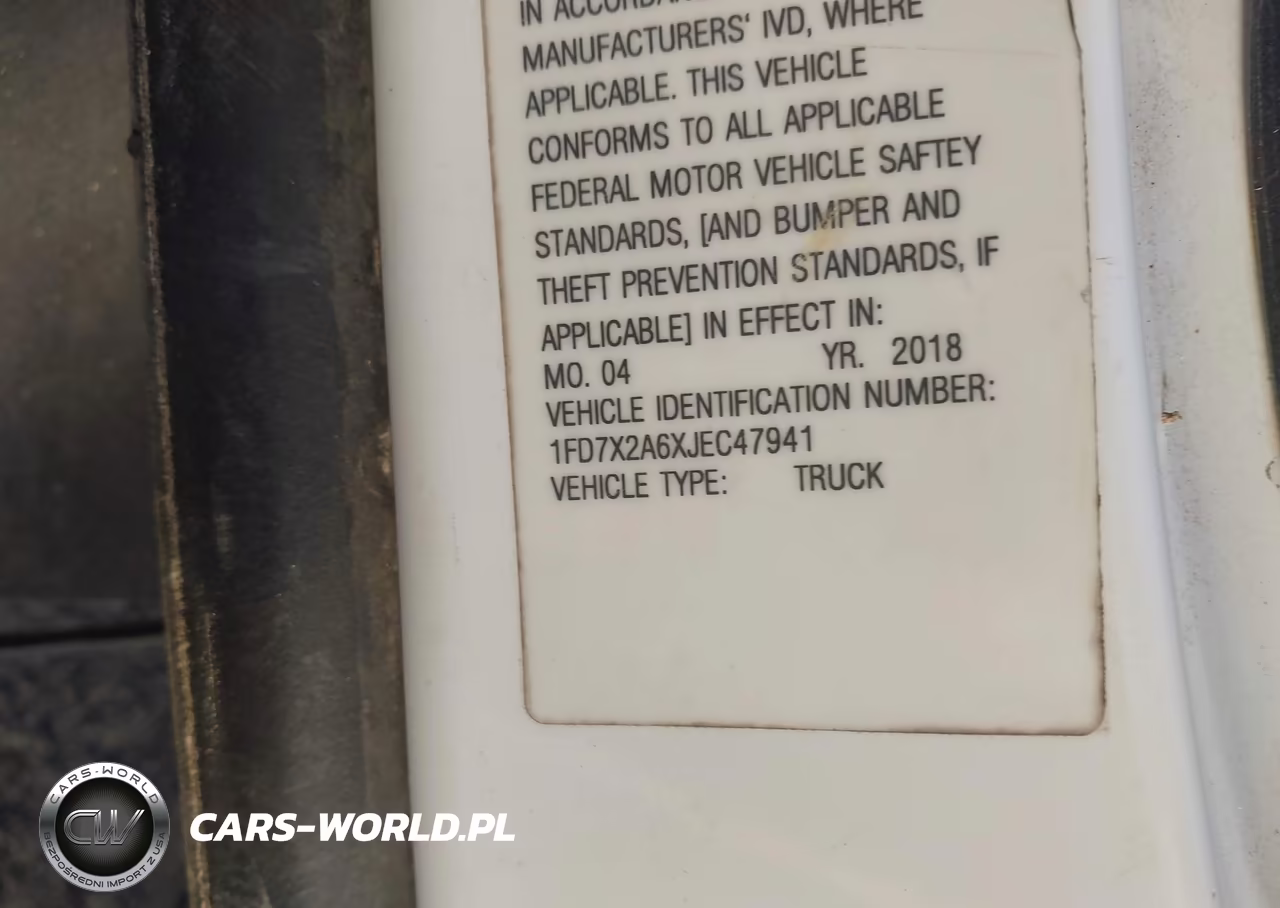 2018 Ford F-250 Xl VIN:1FD7X2A6XJEC47941 - 9