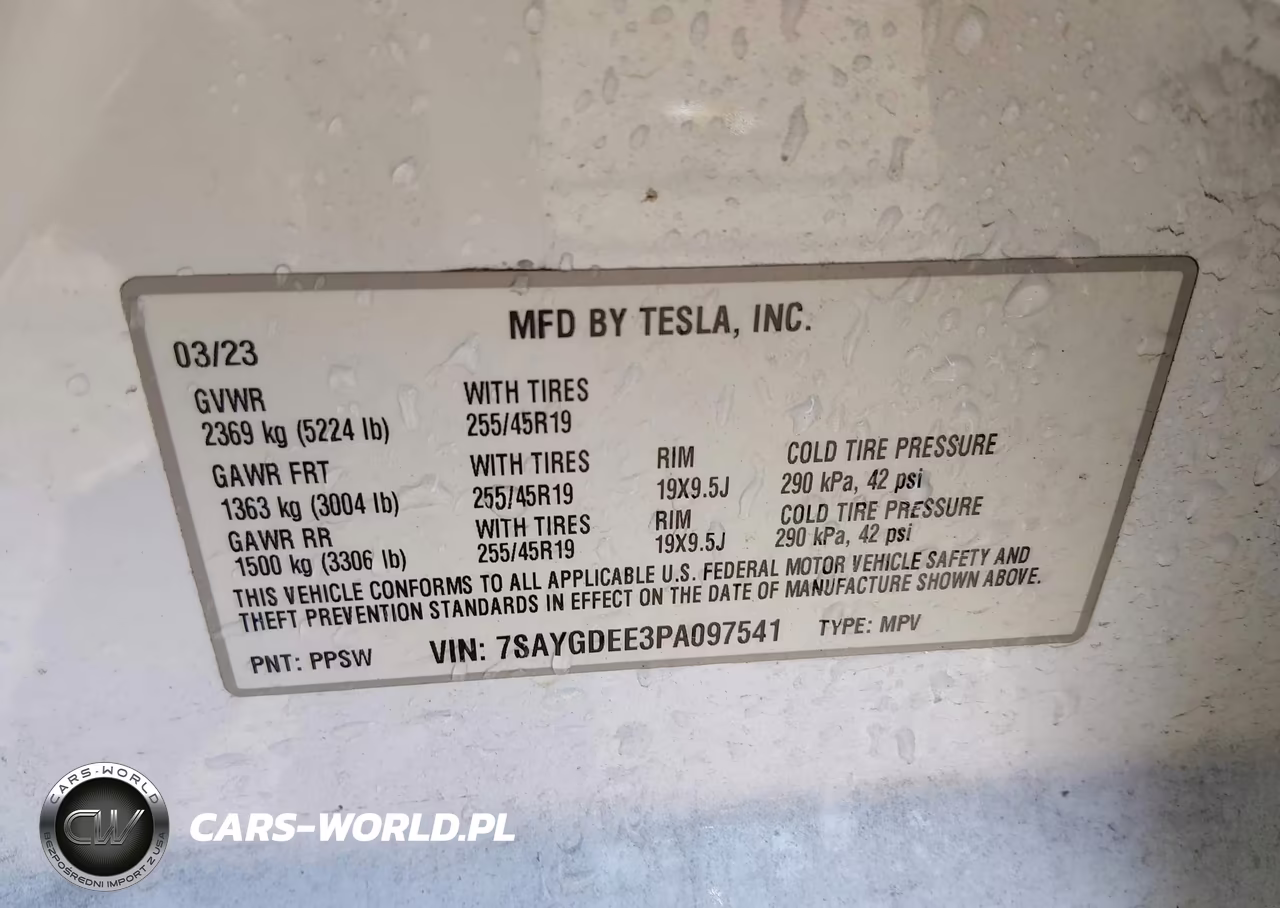 2023 Tesla Model Y Awd-Long Range Dual Motor All-Wheel Drive VIN:7SAYGDEE3PA097541 - 9