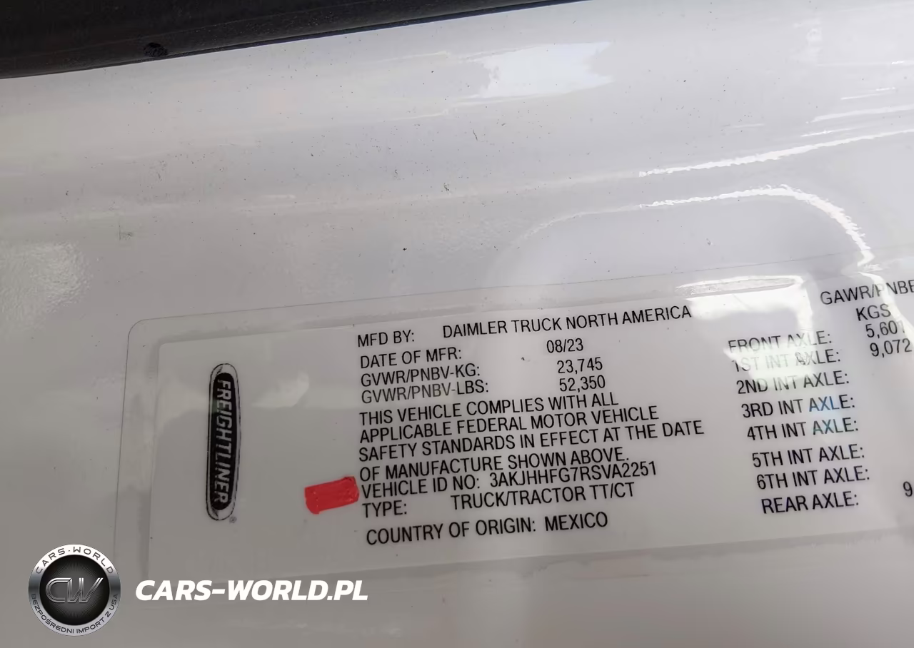 2024 Freightliner New Cascadia 126 VIN:3AKJHHFG7RSVA2251 - 8