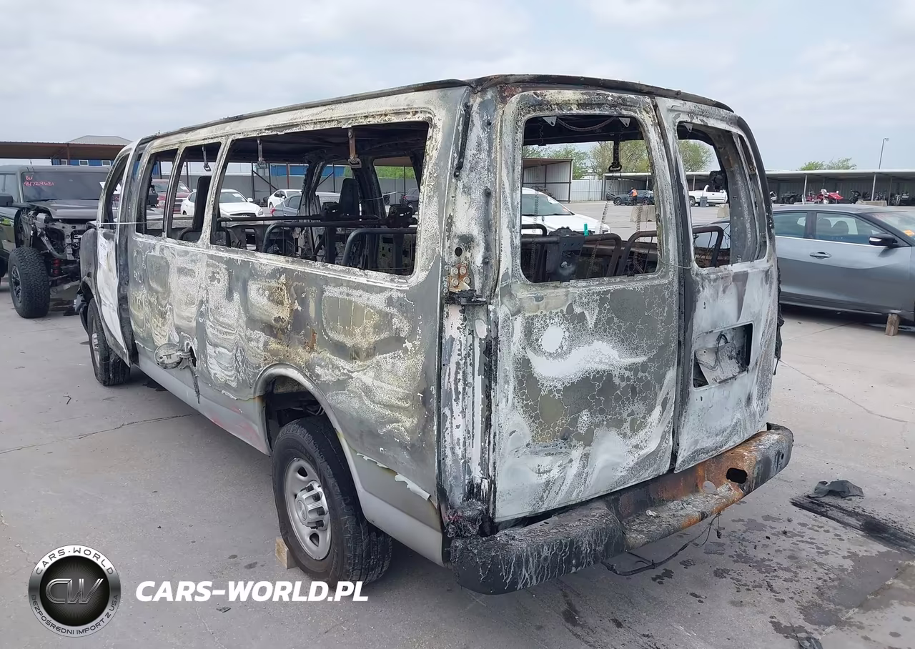 2020 Chevrolet Express Passenger Rwd 3500 Extended Wheelbase Ls VIN:1GAZGNFP9L1235976 - 3