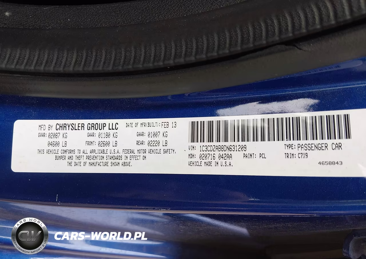 2013 Dodge Avenger Se VIN:1C3CDZAB8DN631209 - 9