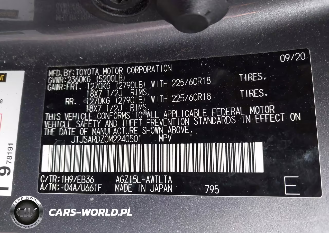2021 Lexus Nx 300 F Sport VIN:JTJSARDZ0M2240501 - 9