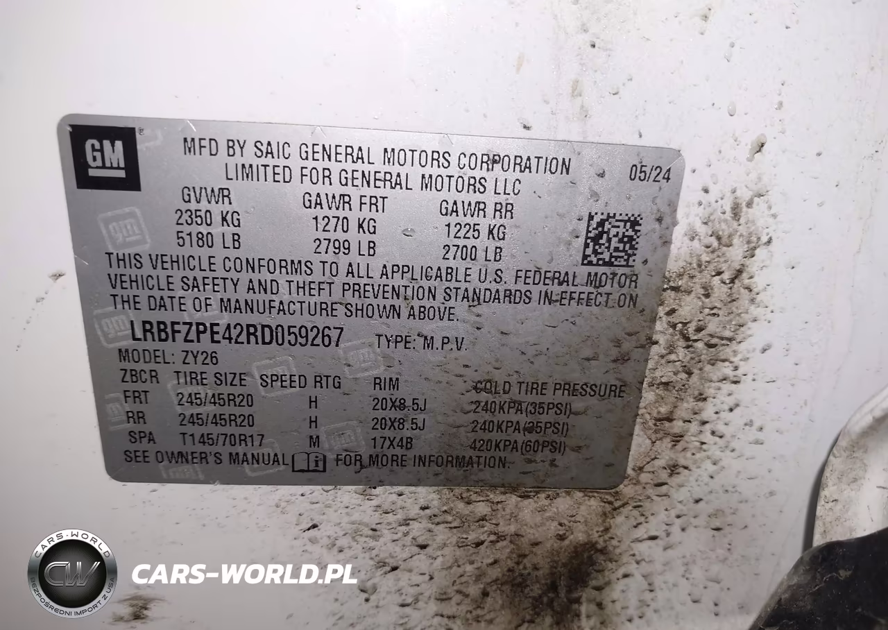 2024 Buick Envision Sport Touring Awd VIN:LRBFZPE42RD059267 - 9