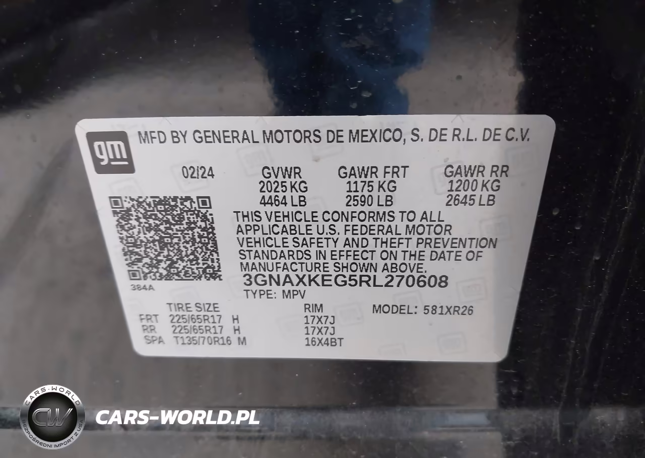 2024 Chevrolet Equinox Fwd Lt VIN:3GNAXKEG5RL270608 - 9