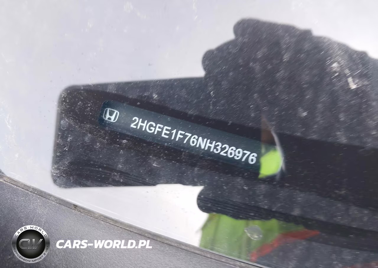 2022 Honda Civic Ex VIN:2HGFE1F76NH326976 - 17