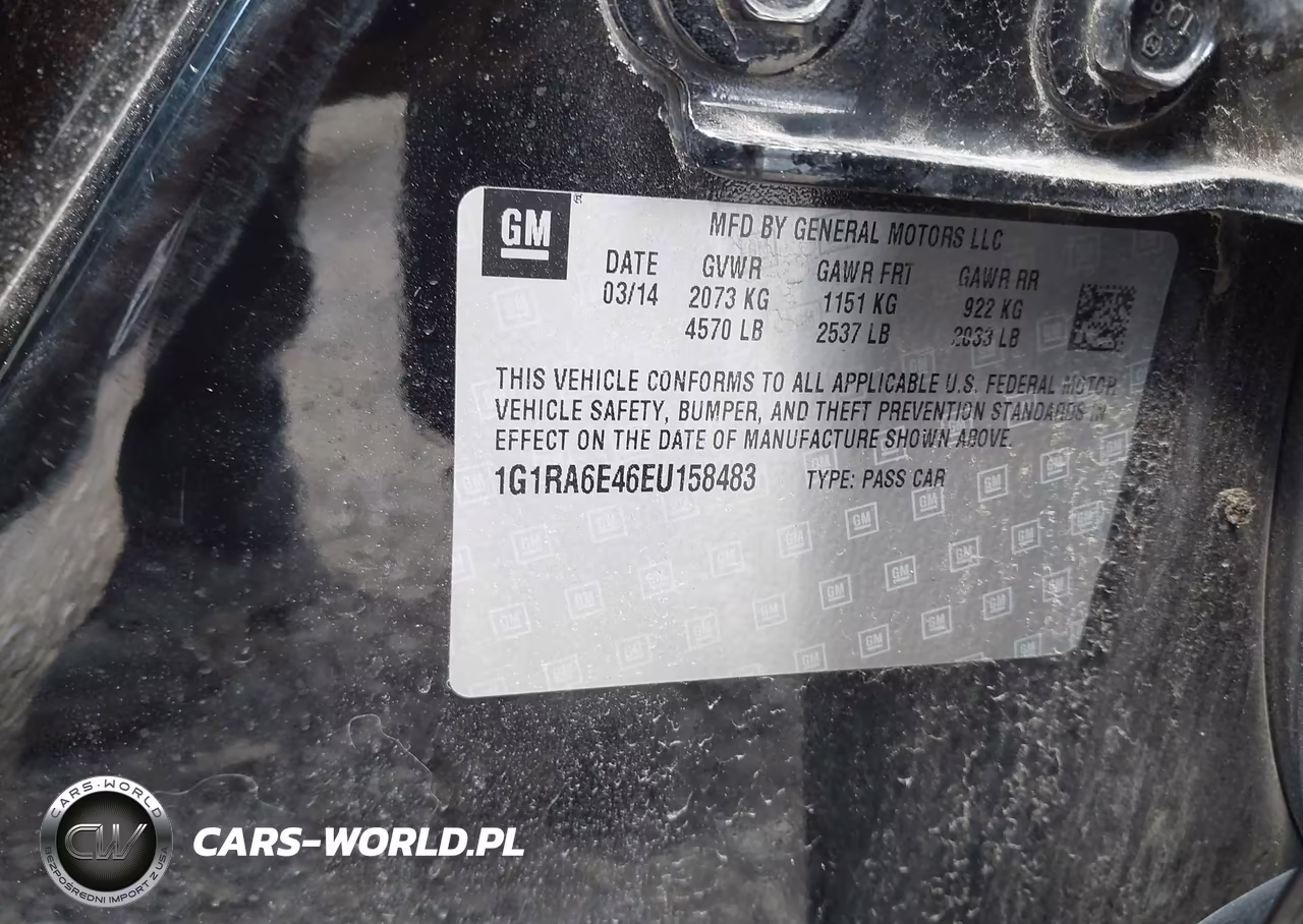 2014 Chevrolet Volt VIN:1G1RA6E46EU158483 - 9