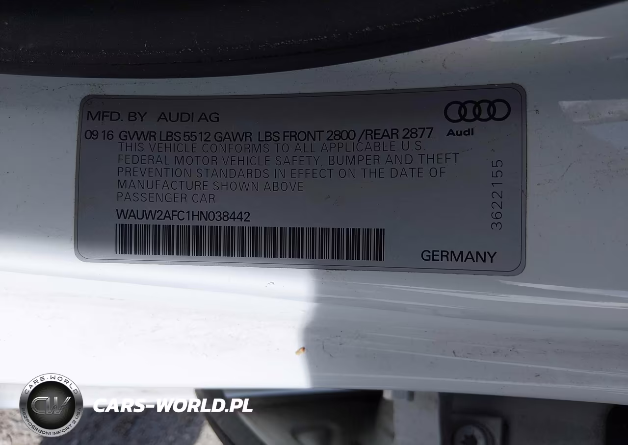 2017 Audi A7 3.0T Premium Plus VIN:WAUW2AFC1HN038442 - 9
