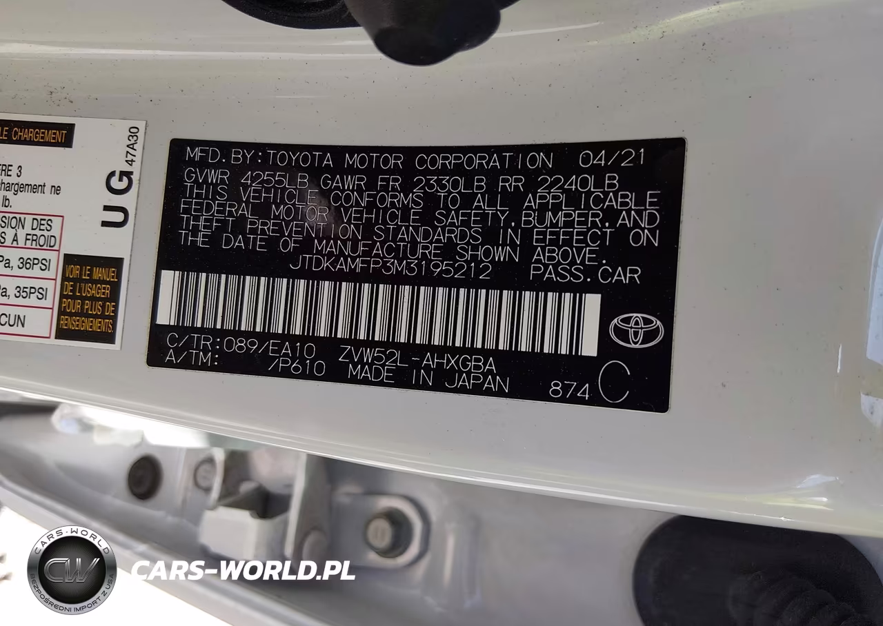 2021 Toyota Prius Prime Limited VIN:JTDKAMFP3M3195212 - 9