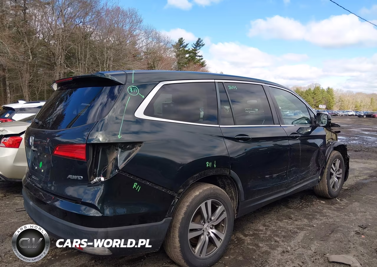 2016 Honda Pilot Ex-L VIN:5FNYF6H70GB122598 - 6