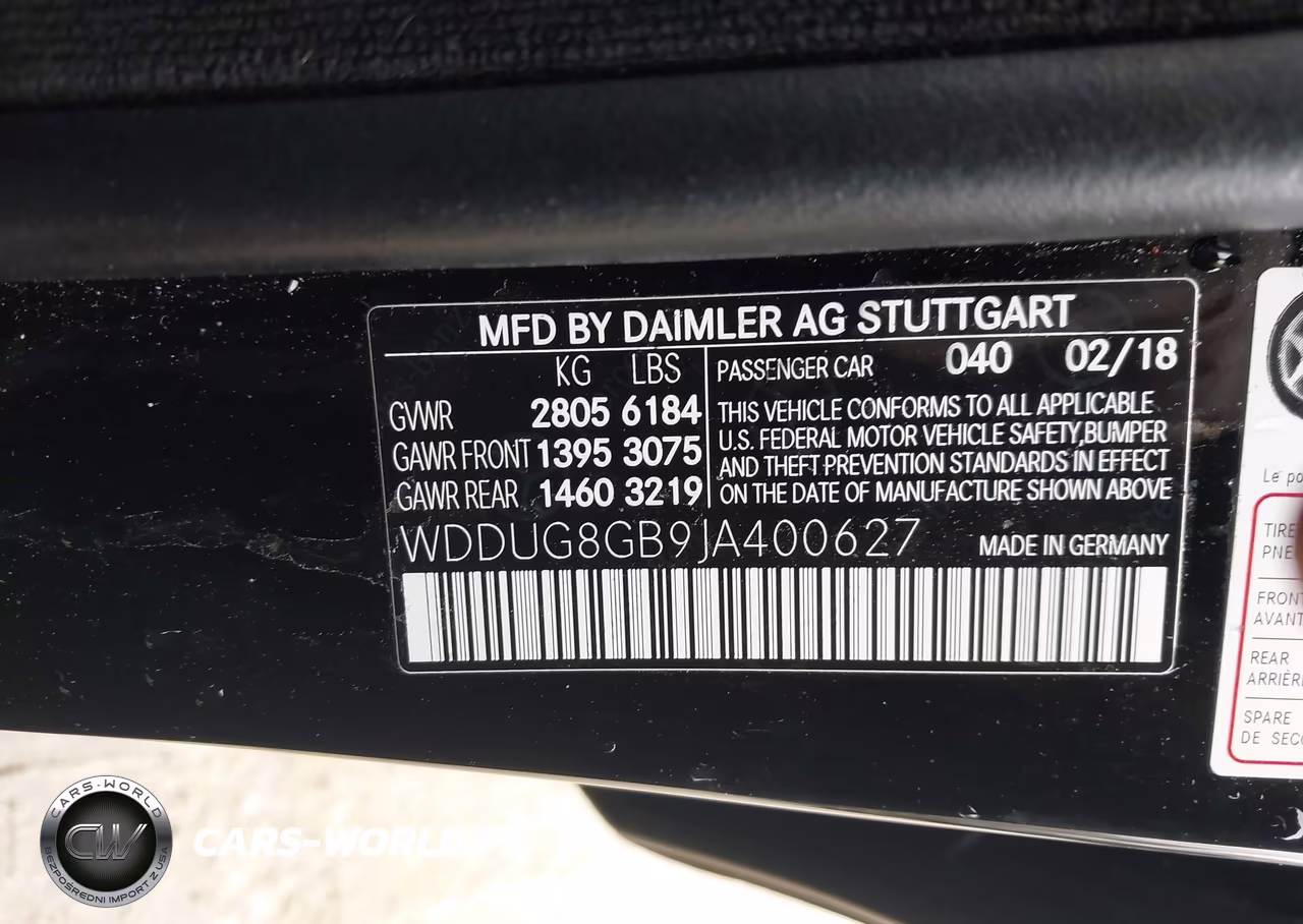 2018 Mercedes-Benz S 560 4Matic VIN:WDDUG8GB9JA400627 - 9