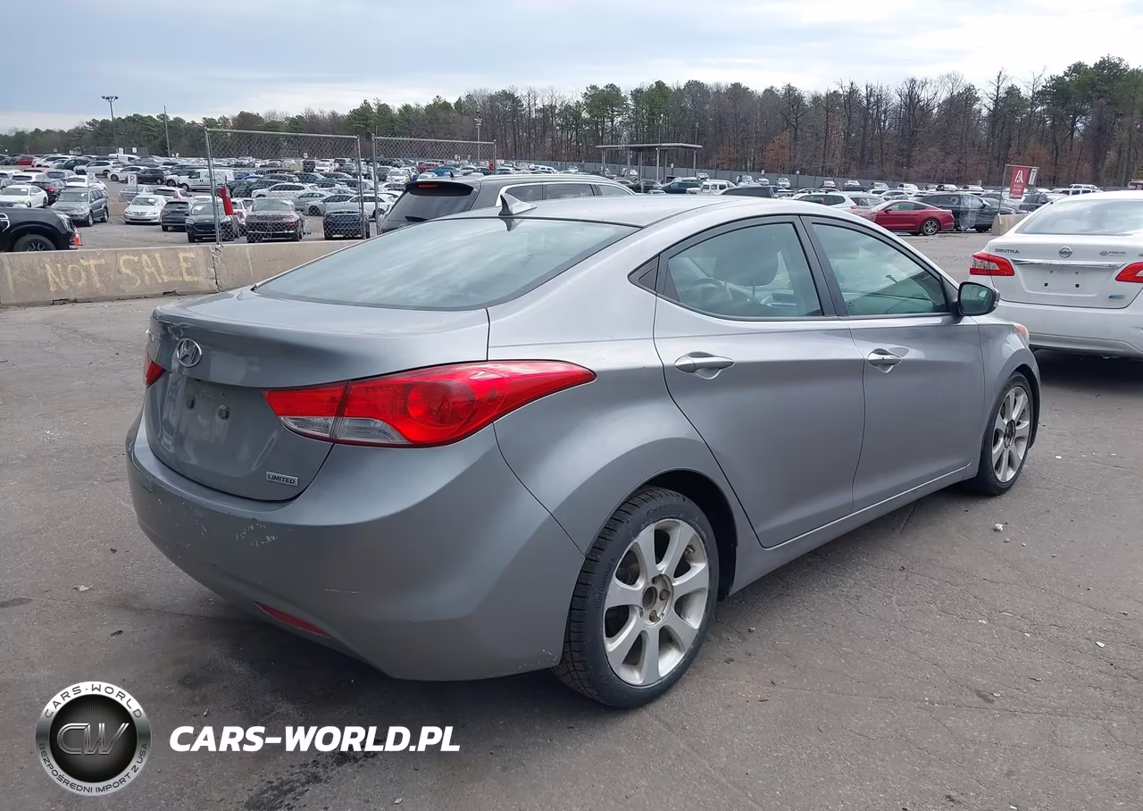 2012 Hyundai Elantra Limited (Ulsan Plant) VIN:KMHDH4AE7CU214987 - 4