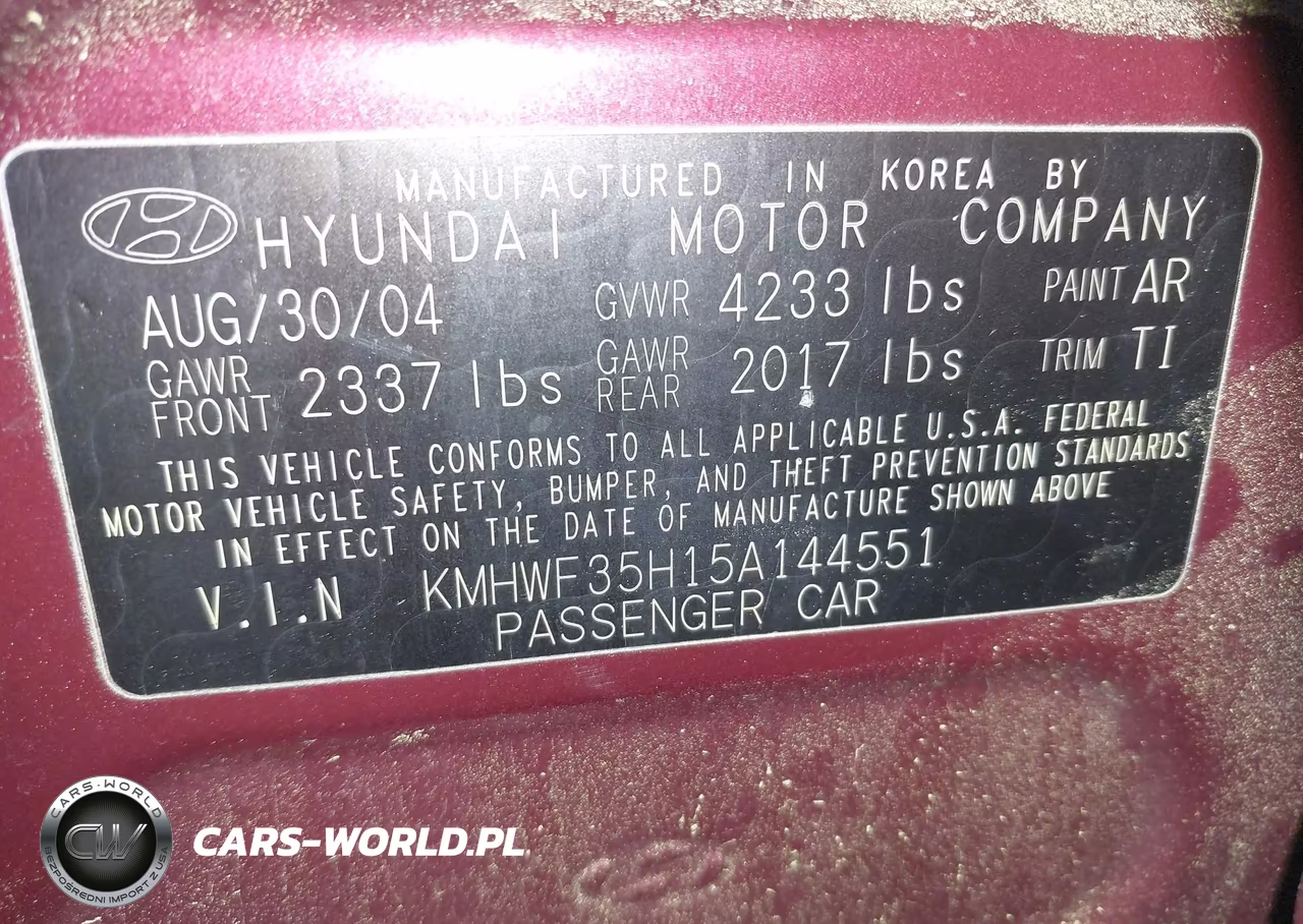 2005 Hyundai Sonata Gls-Lx VIN:KMHWF35H15A144551 - 9